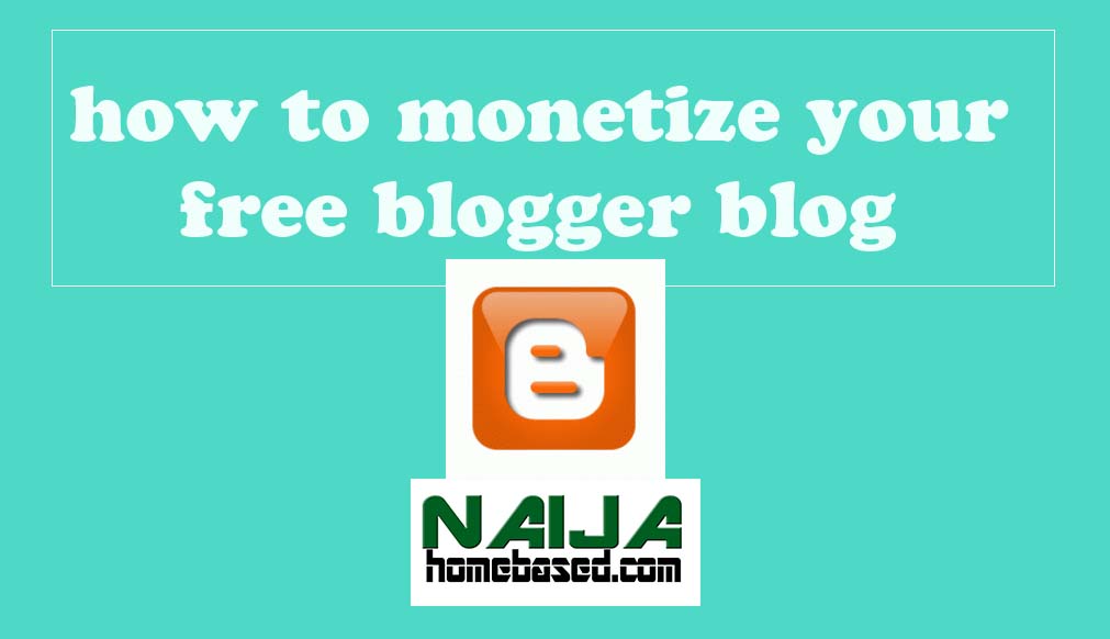 how to make money with a free blogger blog