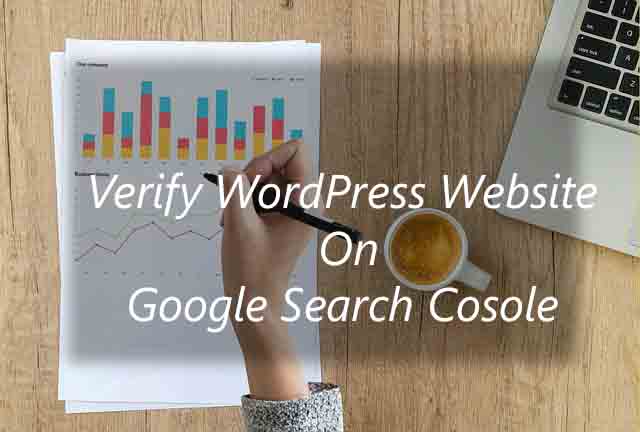 verify wordpress website in Google Search console