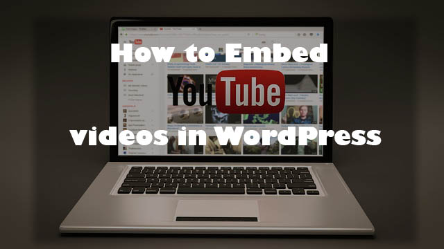 How to embed YouTube videos in WordPress