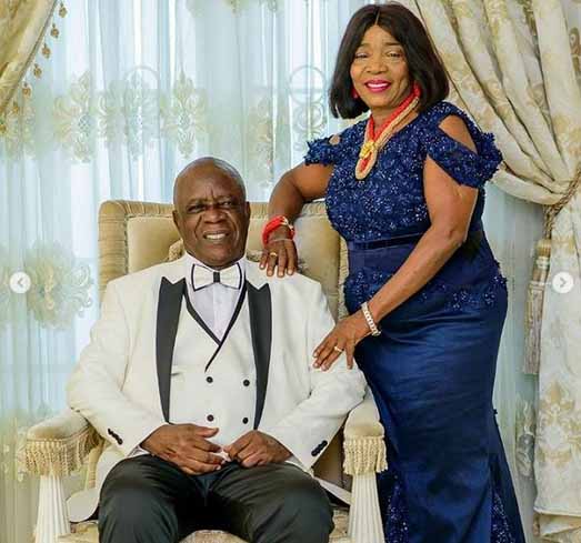 Linda Ikeji's father and mother: Mr & Mrs Ikeji