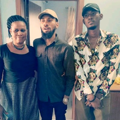 Phyno (Chibuzor Nelson Azubuike) and Mother & Brother