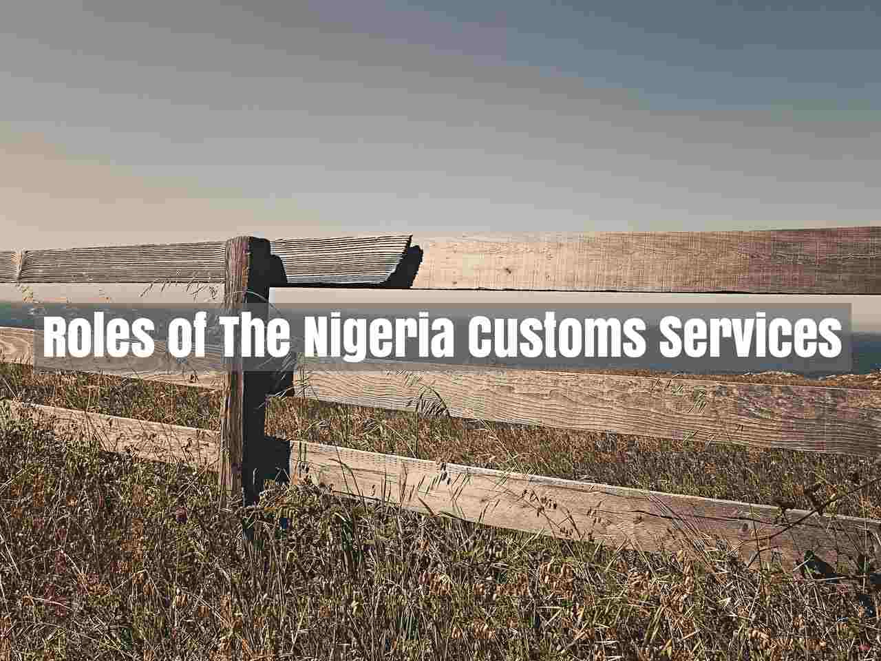 Roles and Functions of the Nigeria customs Services