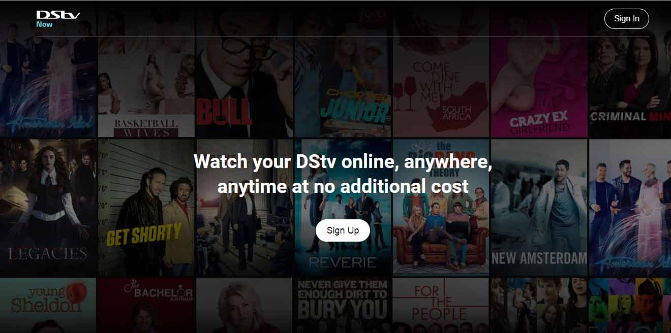 DSTV now app login page: watch your dstv online, anywhere, anytime.