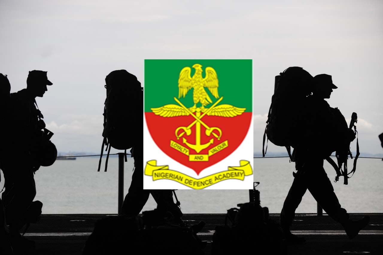 Nigerian Defence Academy logo, soldier
