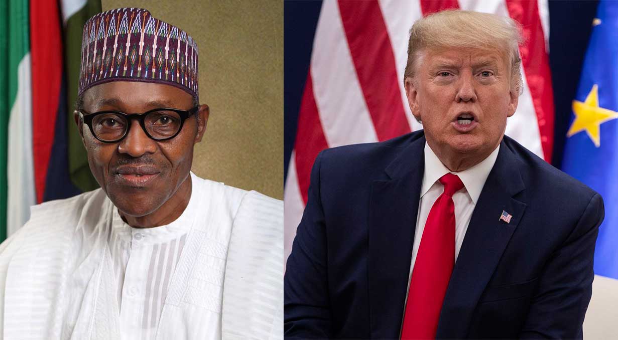 Buhari and Donald Trump