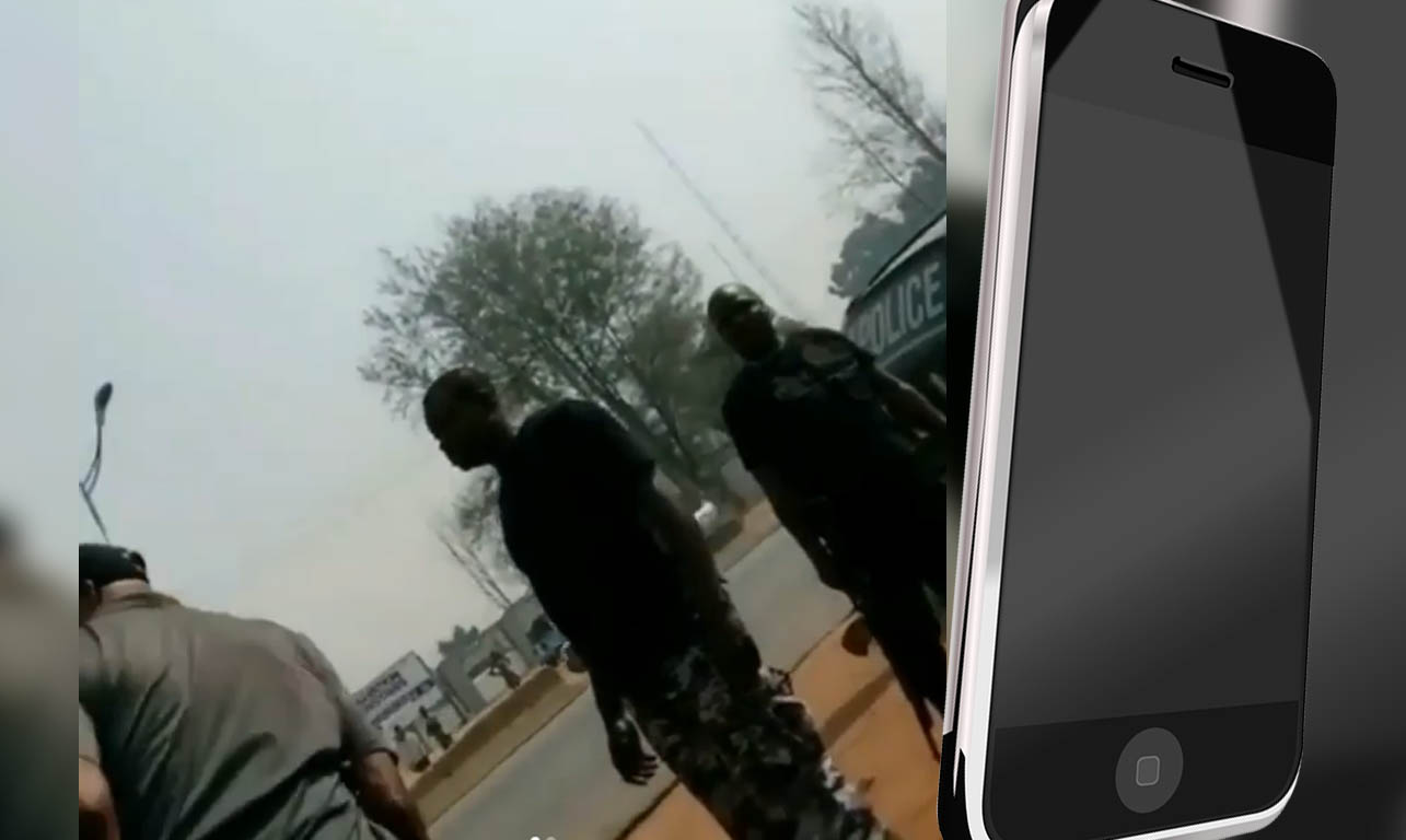 SARS caught seizing phones in Asaba